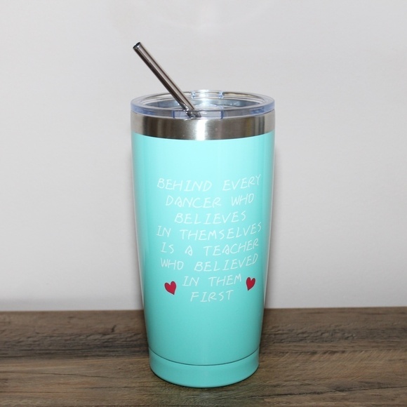 Teacher Appreciation Gift Dance Teacher Travel Mug 20oz dancer BRAND NEW - Picture 1 of 4